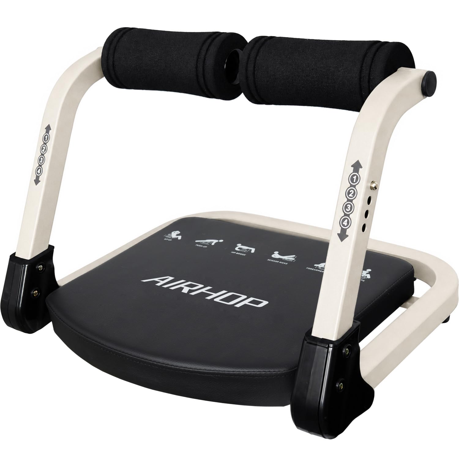 Amazon.co.jp: AIRHOP 腹筋マシーン シットアップベンチ 筋トレ用 3